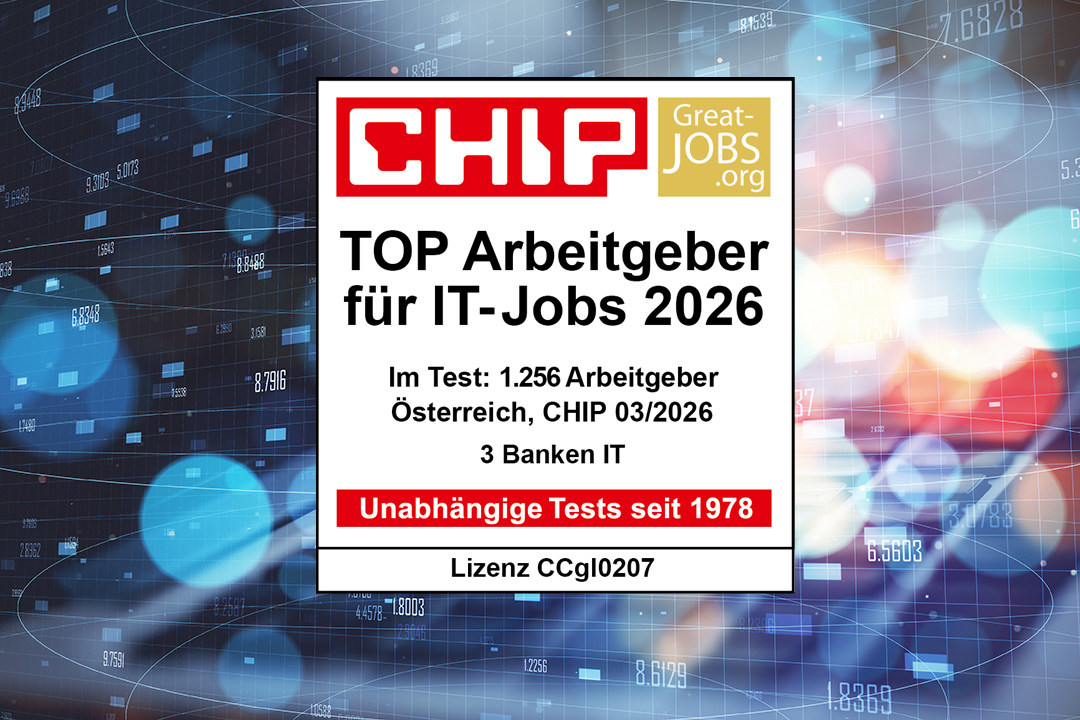 Die 3 Banken IT wurde von Chip erneut als Top-Arbeitgeber für IT-Jobs ausgezeichnet
