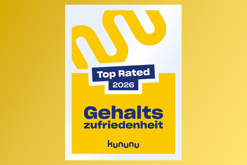 Kununu zeichnet die 3 Banken IT mit dem Top Rated-Siegel Gehaltszufriedenheit 2026 aus