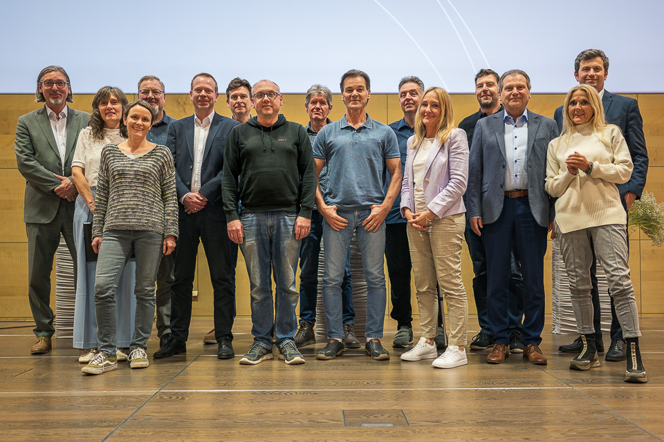 Jubilare und Pensionierungen der 3 Banken IT in Linz